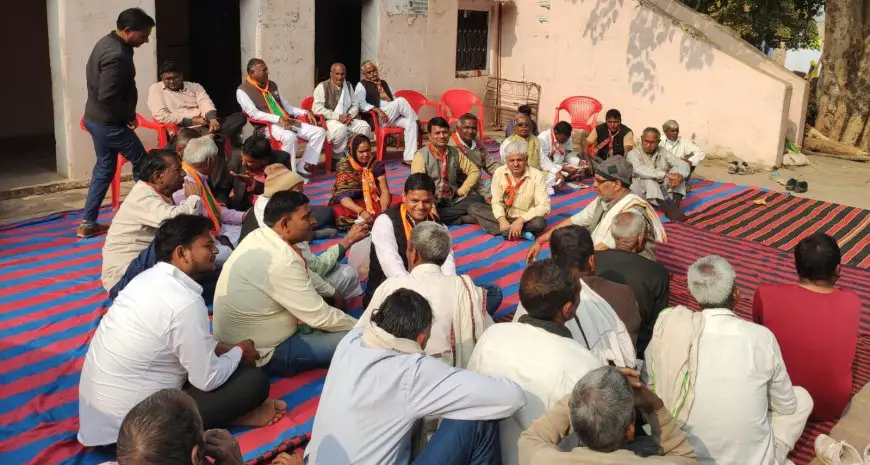 सूरौठ क्षेत्र के गांवों में पहुंची भाजपा की जनाक्रोश यात्रा जटवाड़ा में नुक्कड़ सभा आयोजित