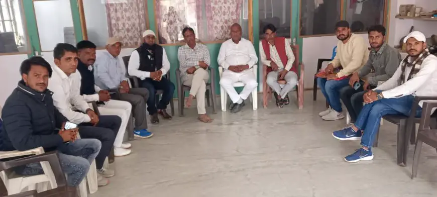 भारत जोड़ो यात्रा को लेकर राहुल प्रियंका गांधी सेना कांग्रेस करौली के कार्यकर्ताओं की मीटिंग आयोजित