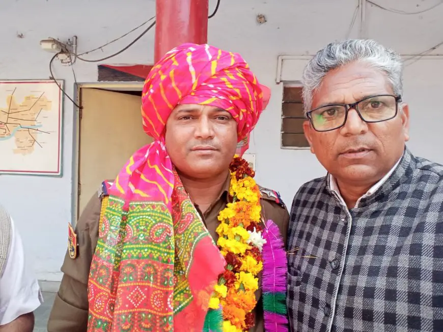 Bharatpur: थाना प्रभारी नरेश पोसवाल का विदाई पार्टी एवं सम्मान समारोह आयोजित