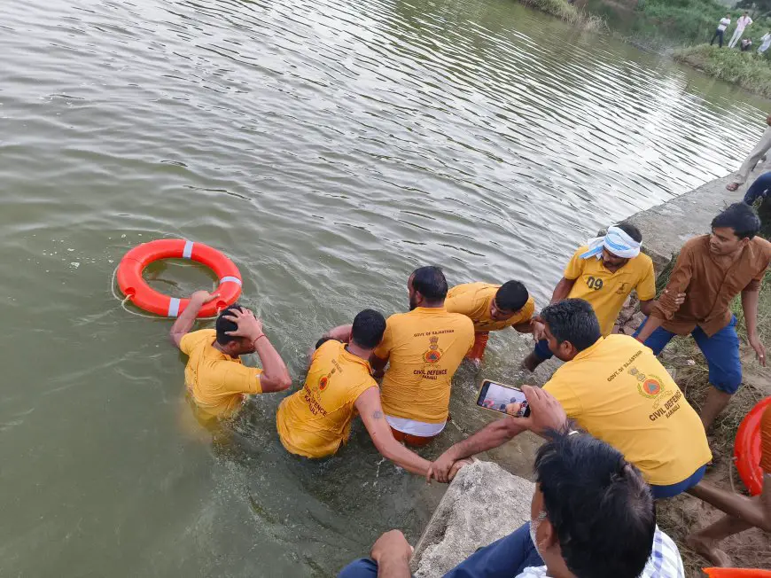 जगर नदी में किशोर की डूबने से मौत, 90 मिनट में सिविल डिफेंस की टीम ने किया रेस्क्यू